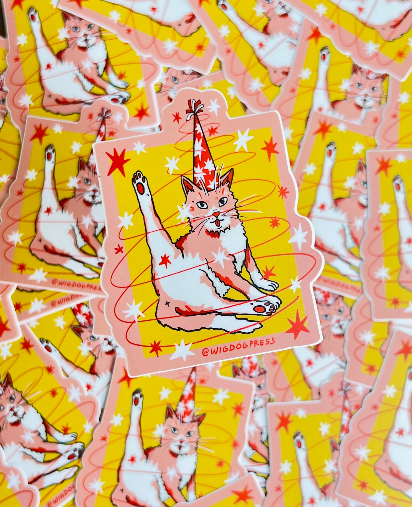 ‘Party Cat’ Sticker