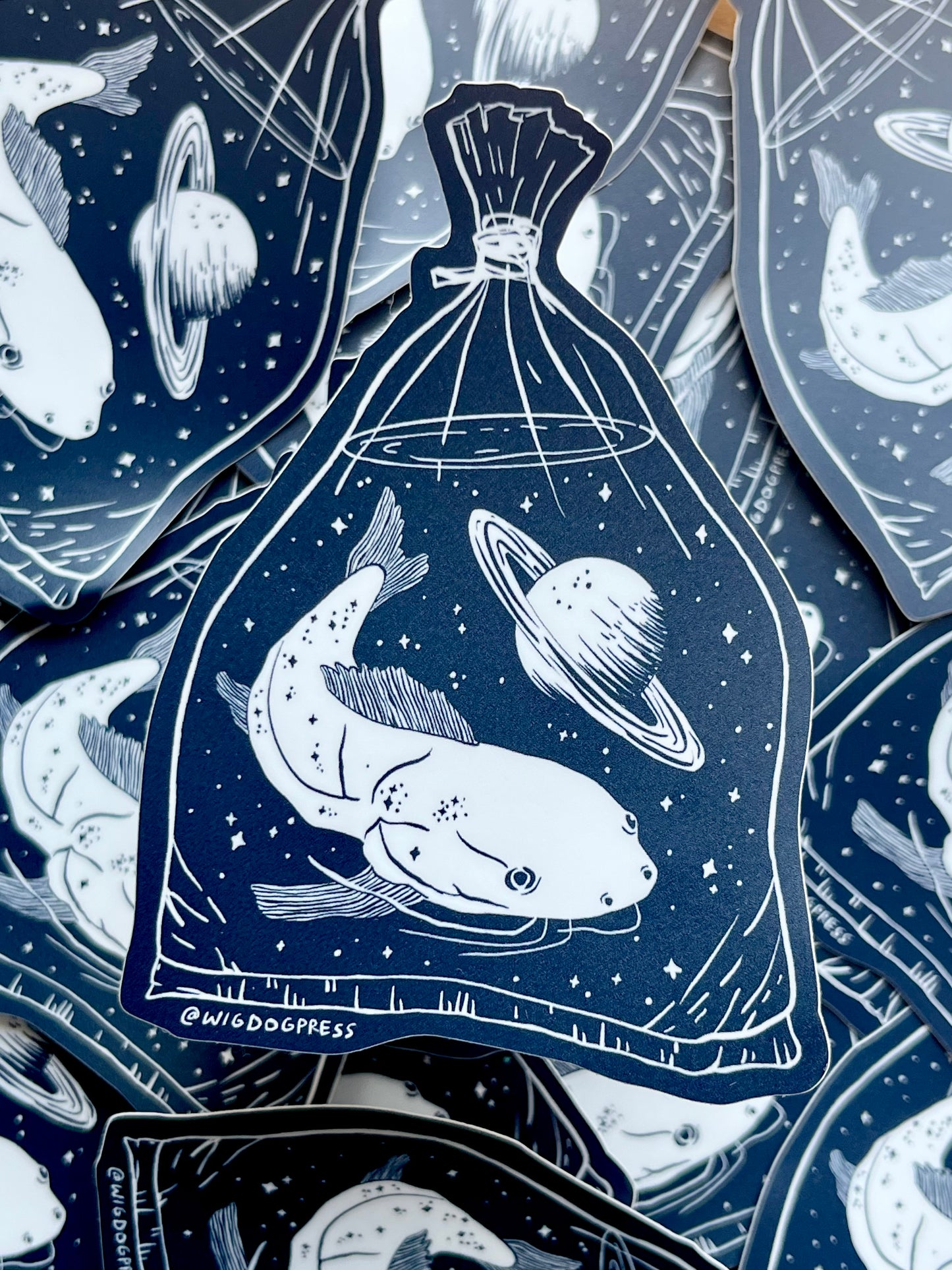 ‘Celestial Catfish’ Sticker