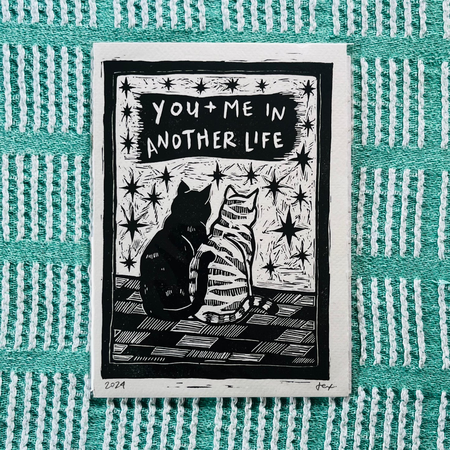 ‘Another Life’ Linocut Print