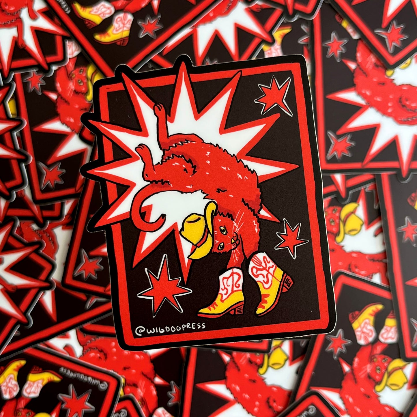 ‘Yee-Haw Cat’ Sticker