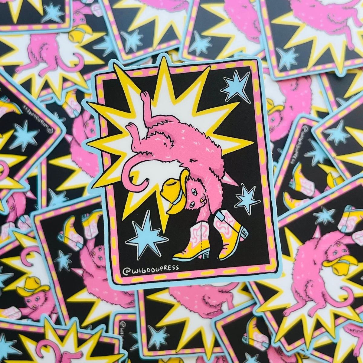 ‘Yee-Haw Cat’ Sticker
