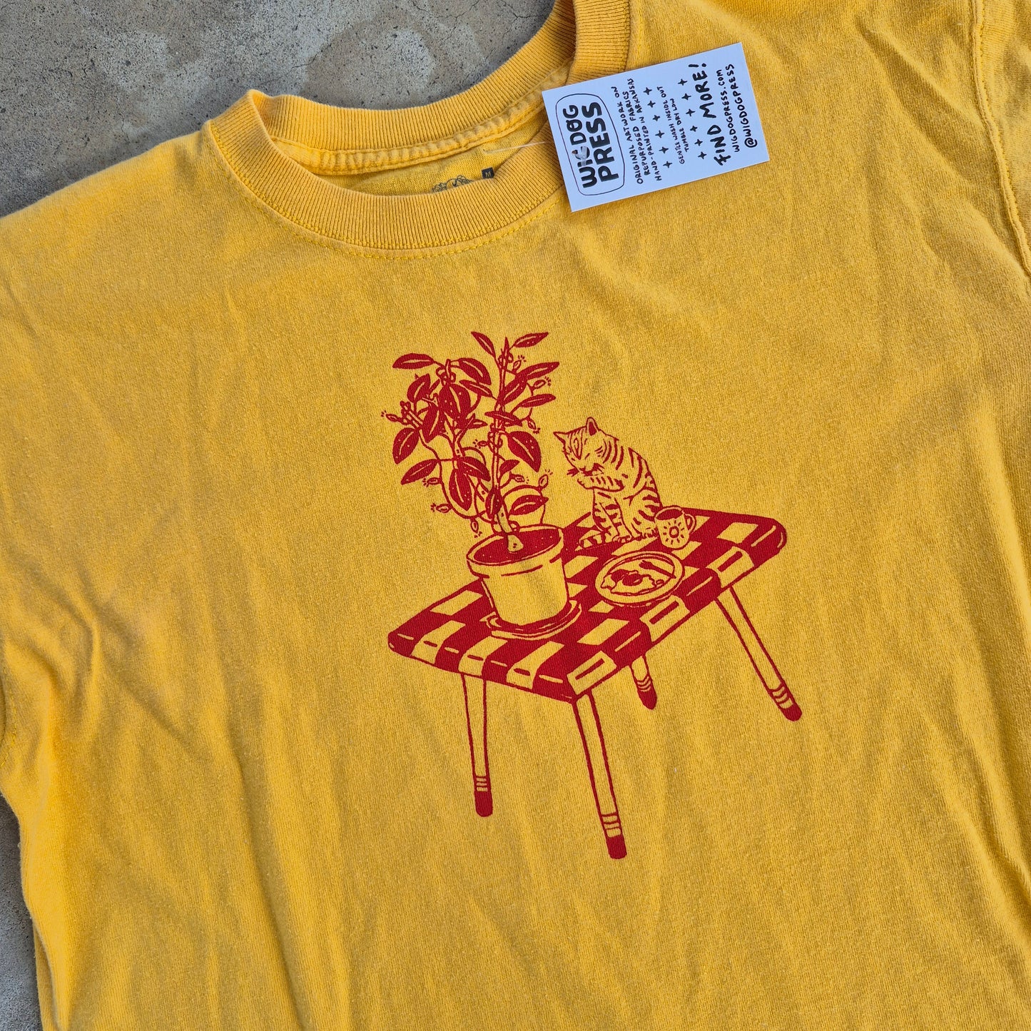 M: Cat Breakfast Tee