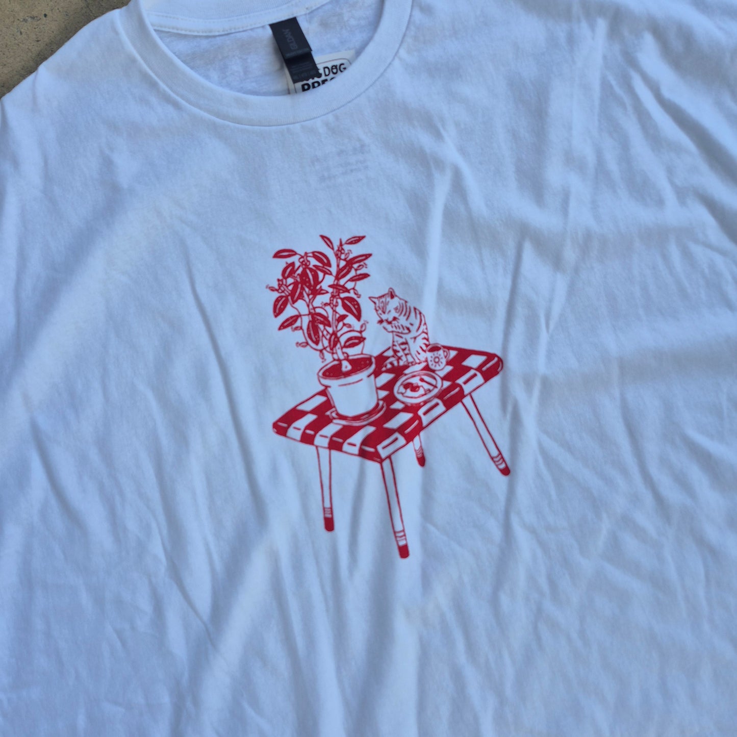4XL: Cat Breakfast Tee