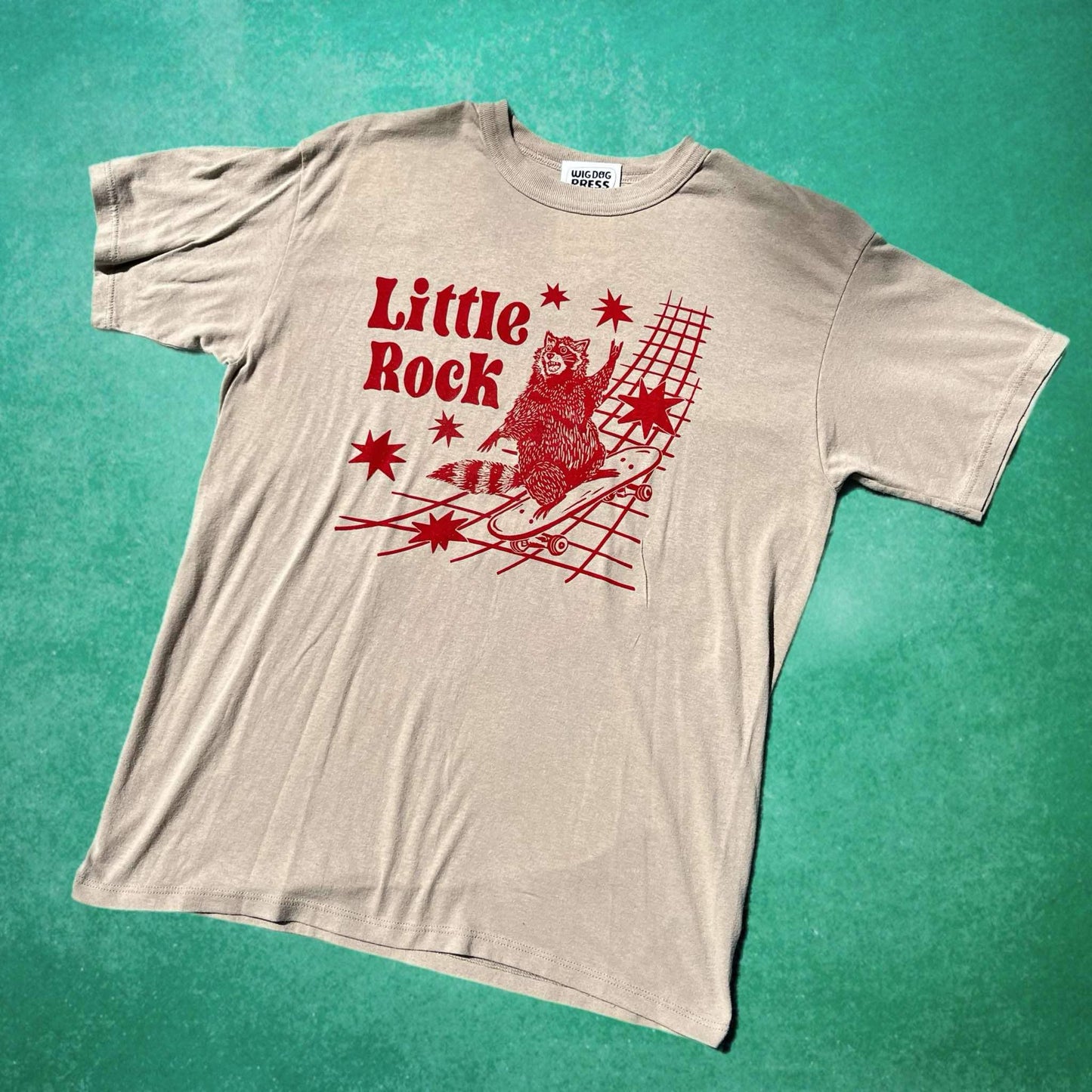 L: Little Rock Raccoon Tee