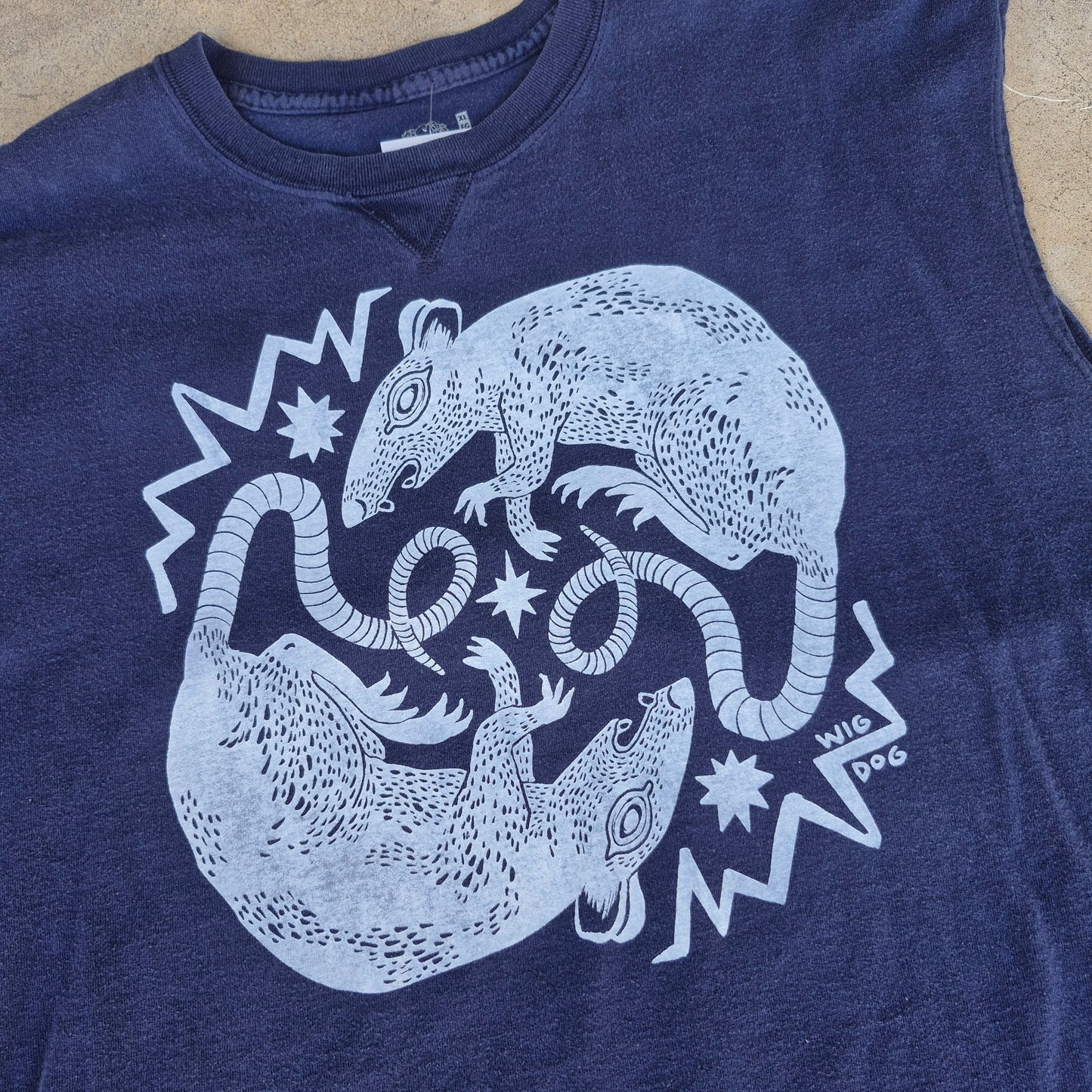 XL: Rats Sleeveless Tee