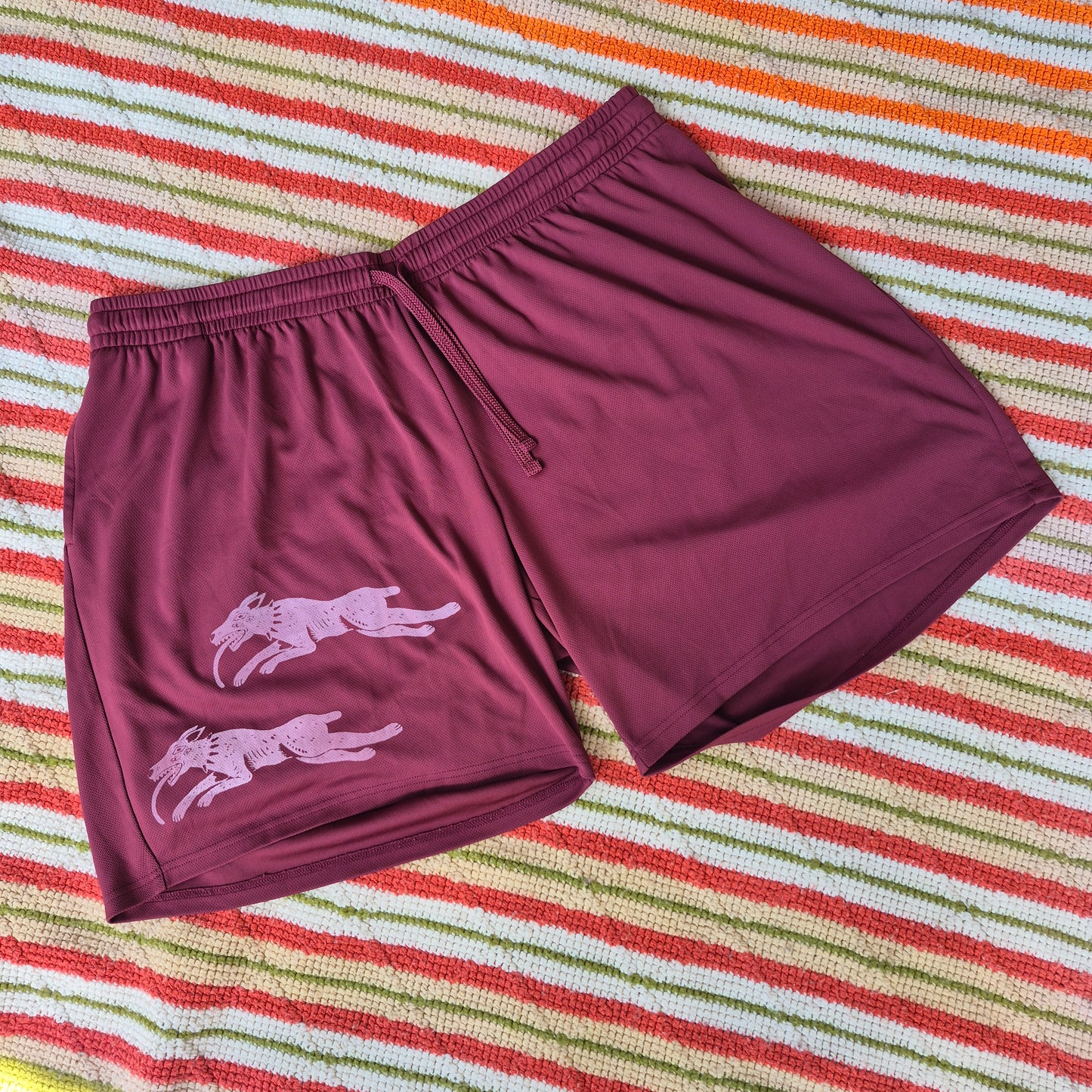 4XL: Demon Dog Basketball Shorts