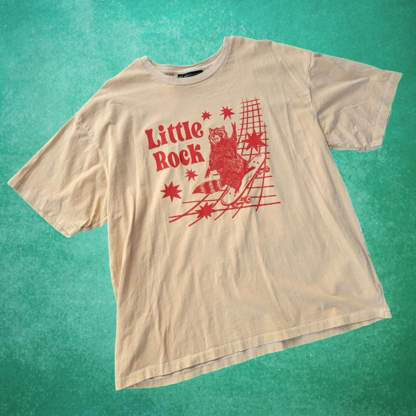 L: Little Rock Raccoon Tee