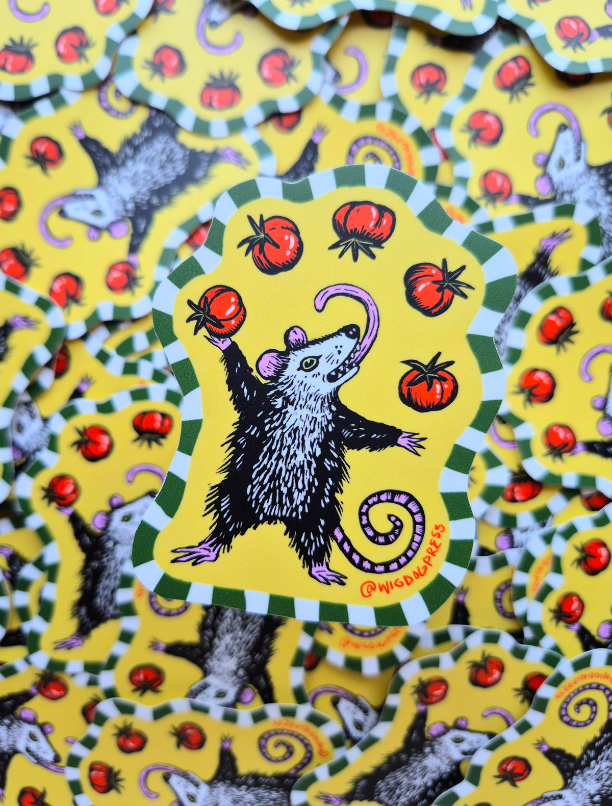 'Tomato Juggler' Sticker