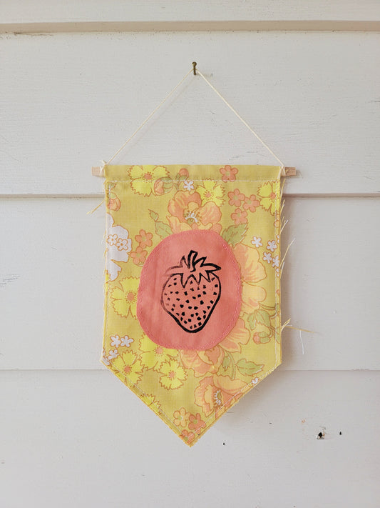 Small Strawberry Wall Hanging