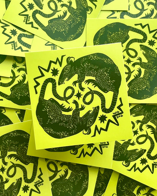 ‘RATS’ Sticker