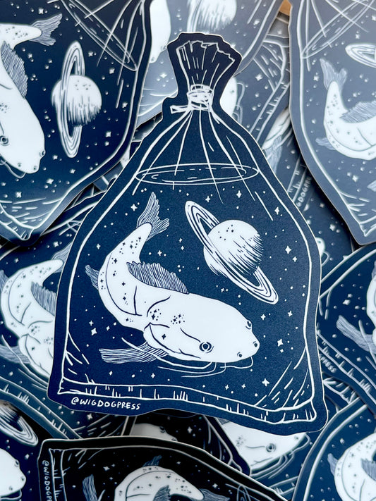 ‘Celestial Catfish’ Sticker