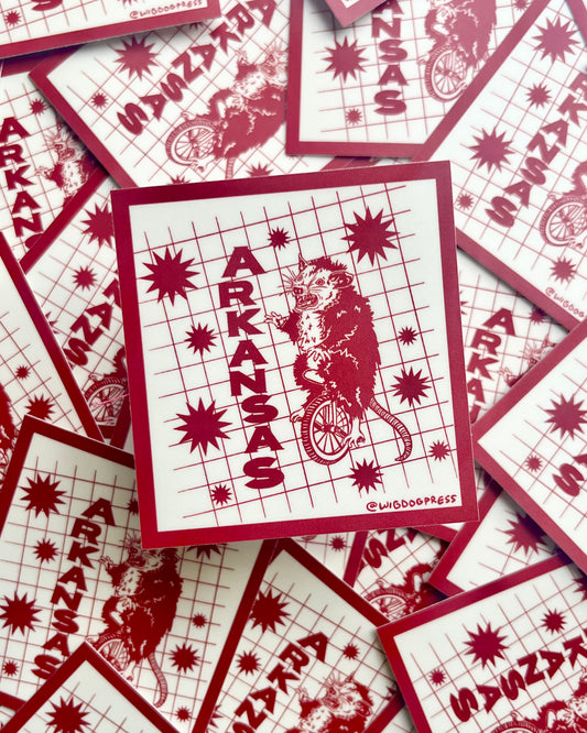 ‘Arkansas Opossum’ Sticker
