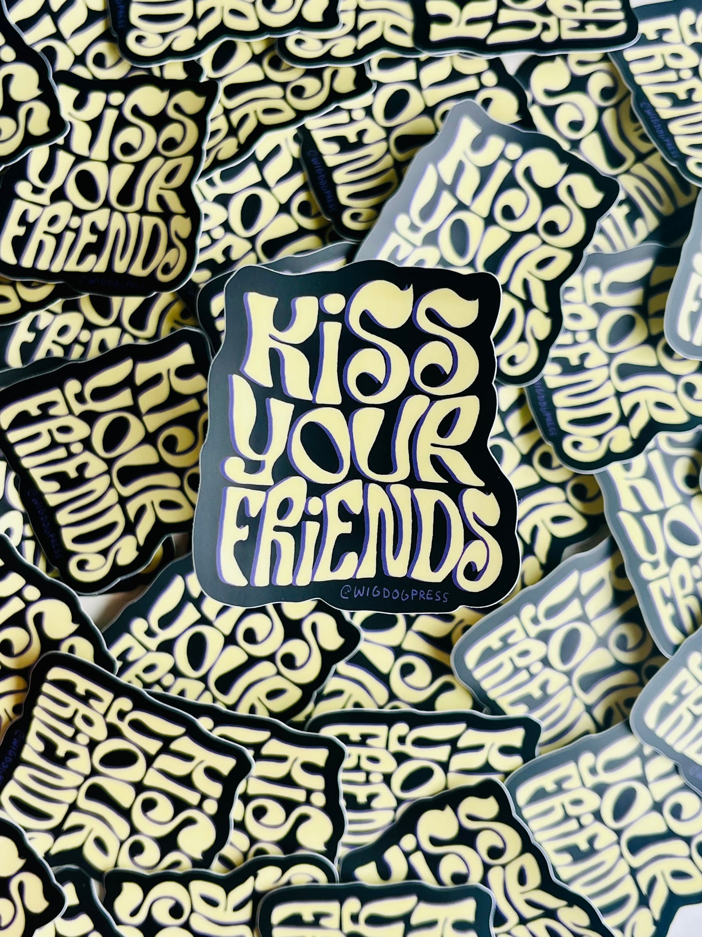 ‘Kiss Your Friends’ Sticker