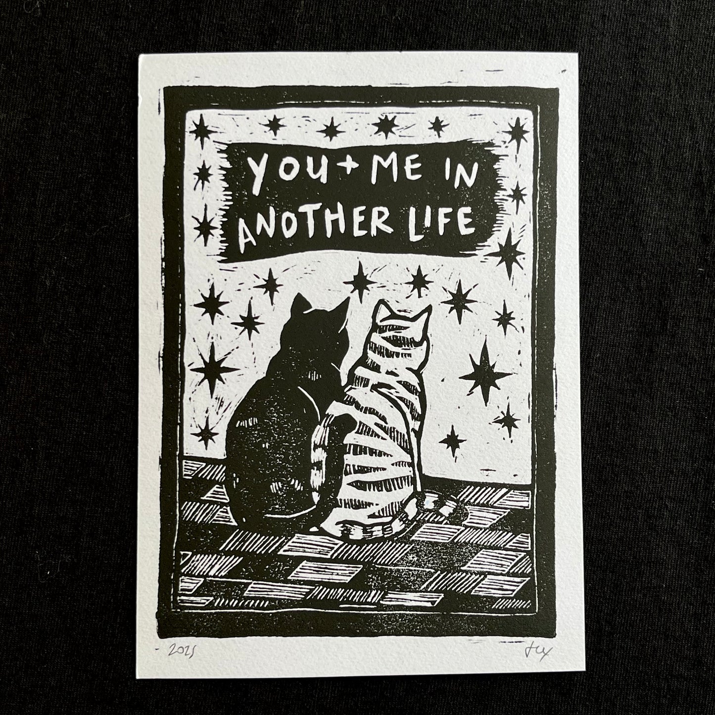 ‘Another Life’ Linocut Print