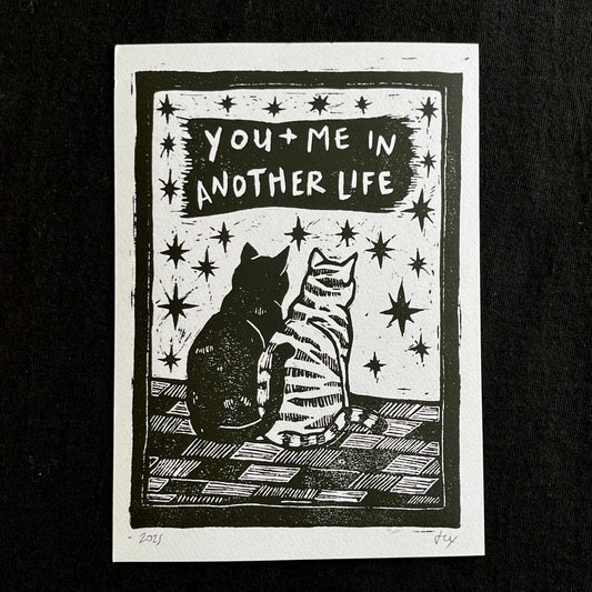 ‘Another Life’ Linocut Print