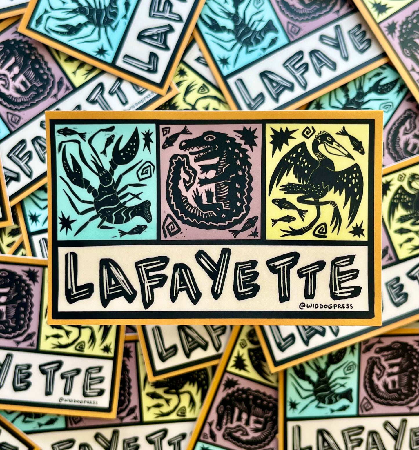 ‘LAFAYETTE’ Rectangle Sticker