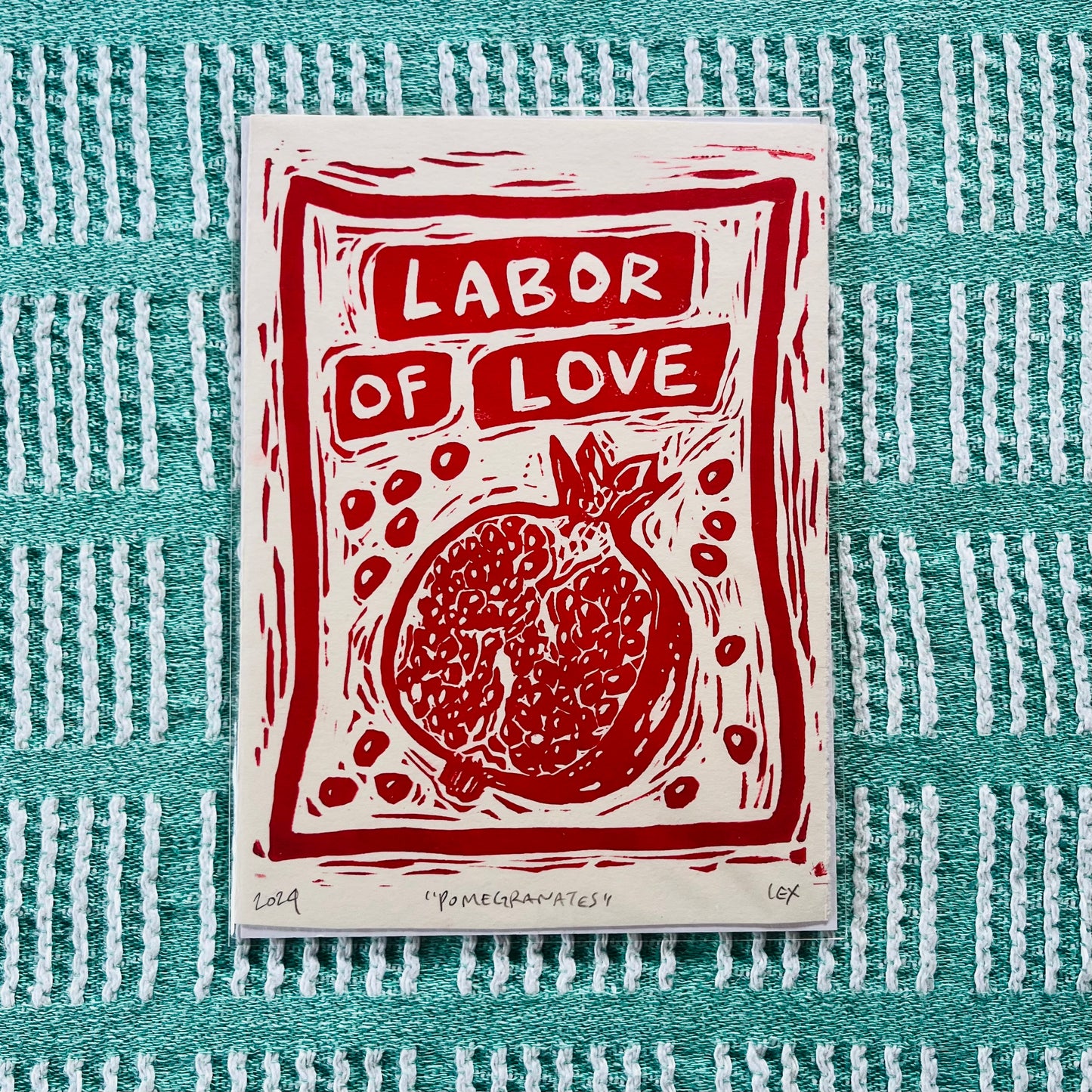 ‘Labor of Love’ Relief Print