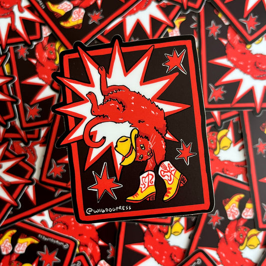 ‘Yee-Haw Cat’ Sticker