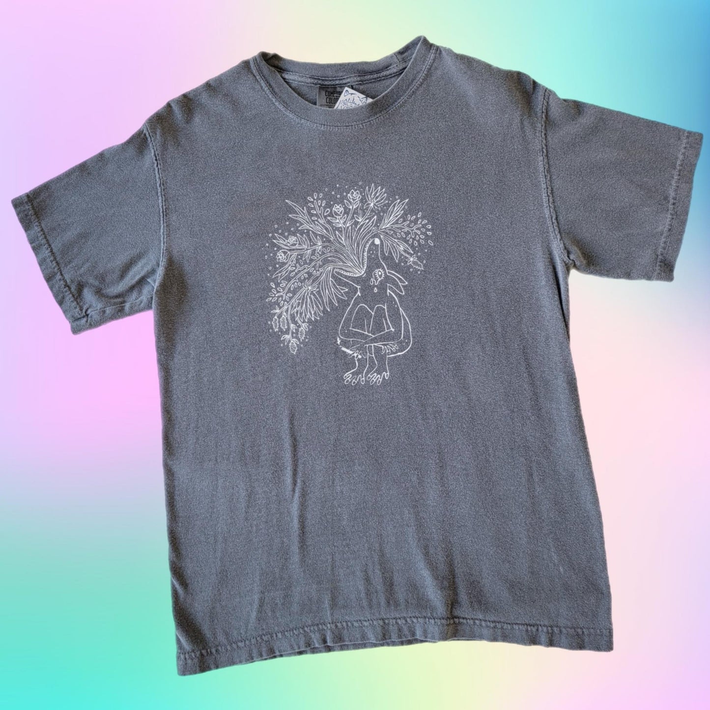 S: Floral Creature Tee