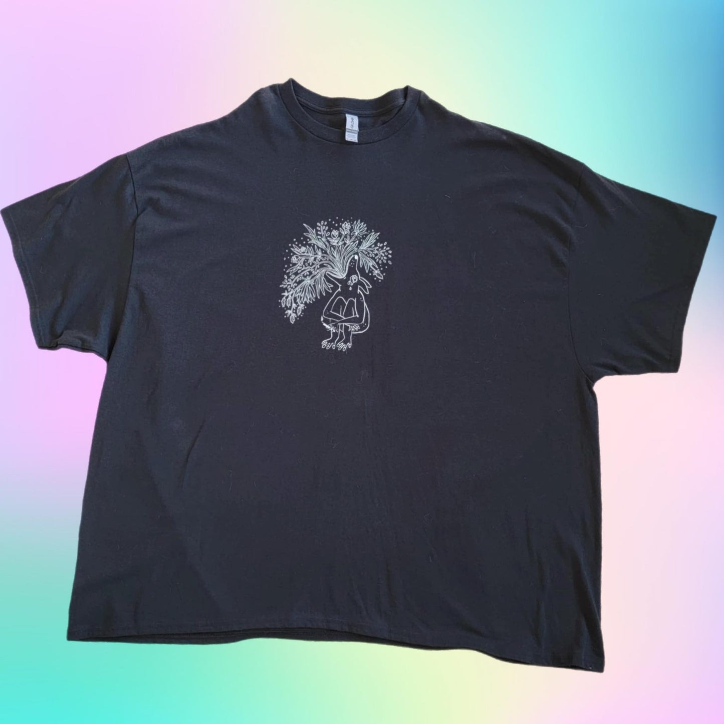 5XL: Floral Creature Tee