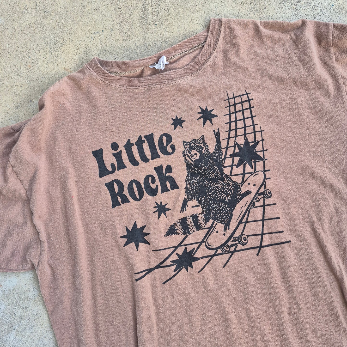 XL: Little Rock Raccoon Tee