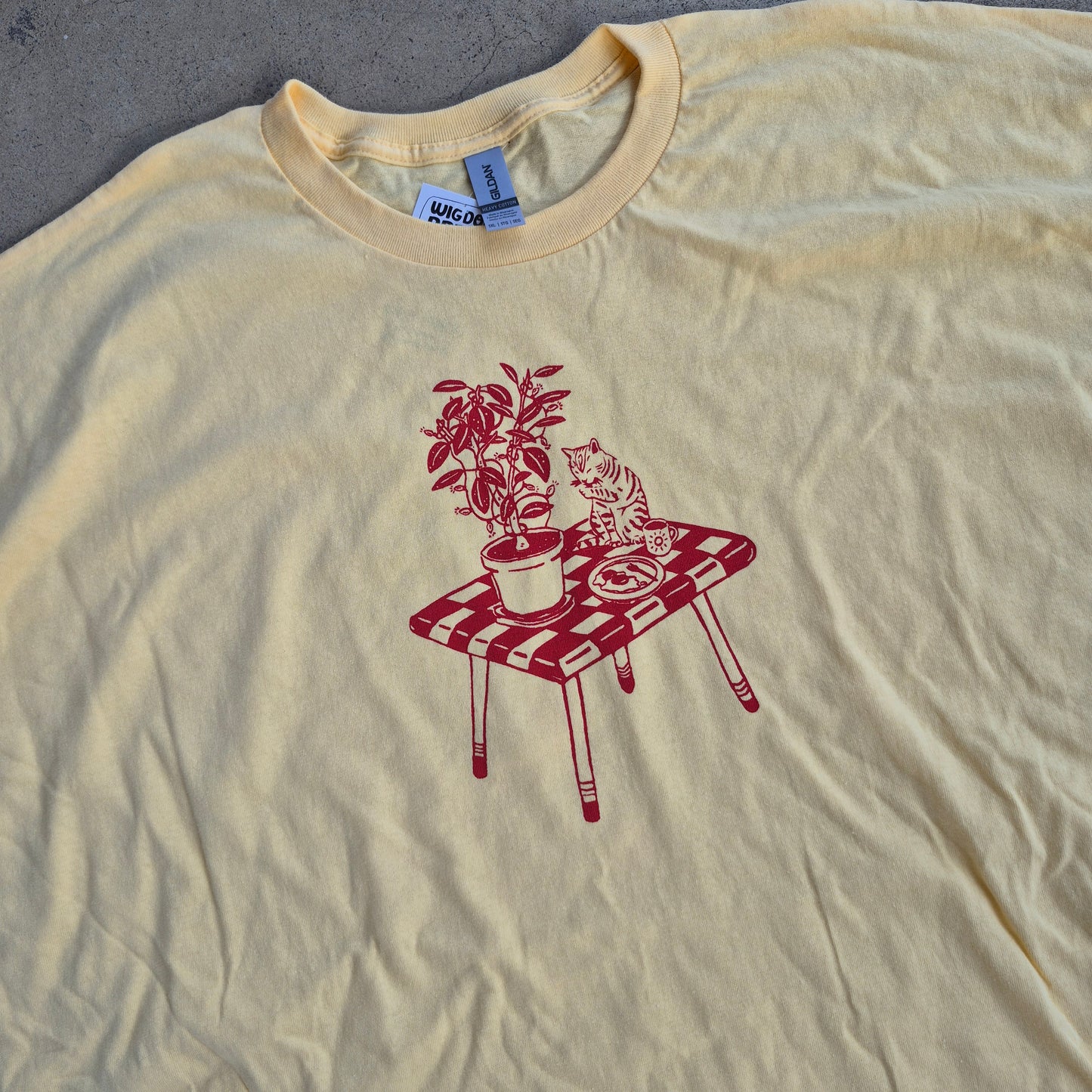 5XL: Cat Breakfast Tee