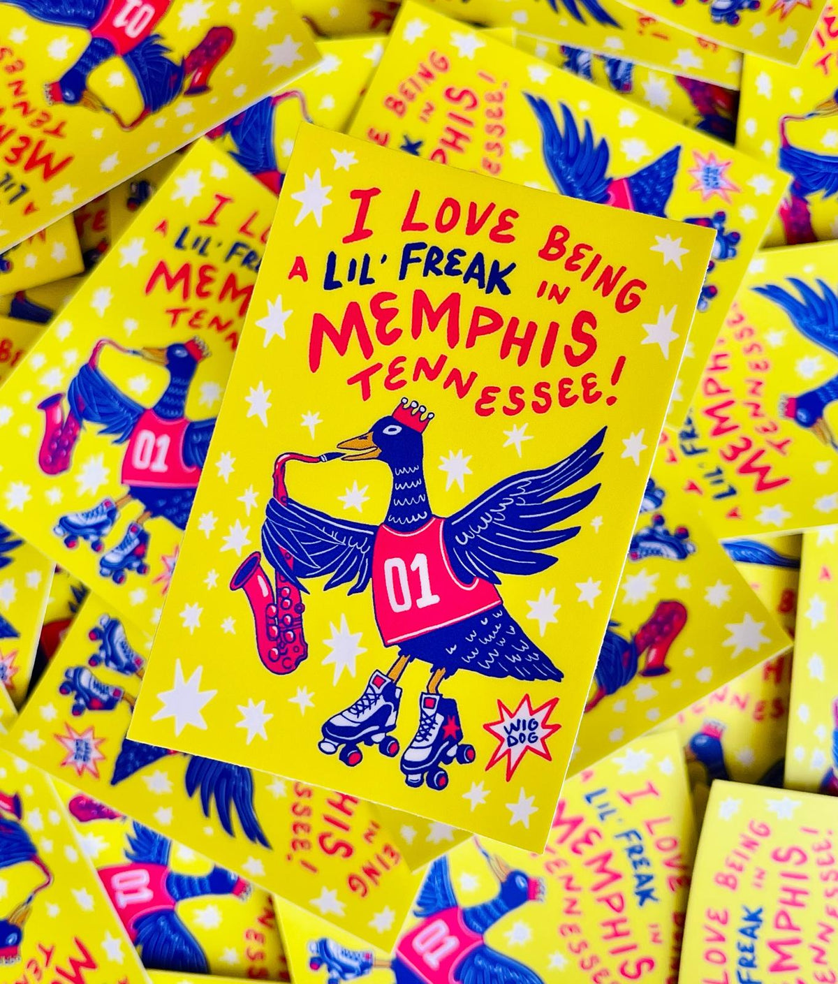 'Lil Freak Memphis' Sticker