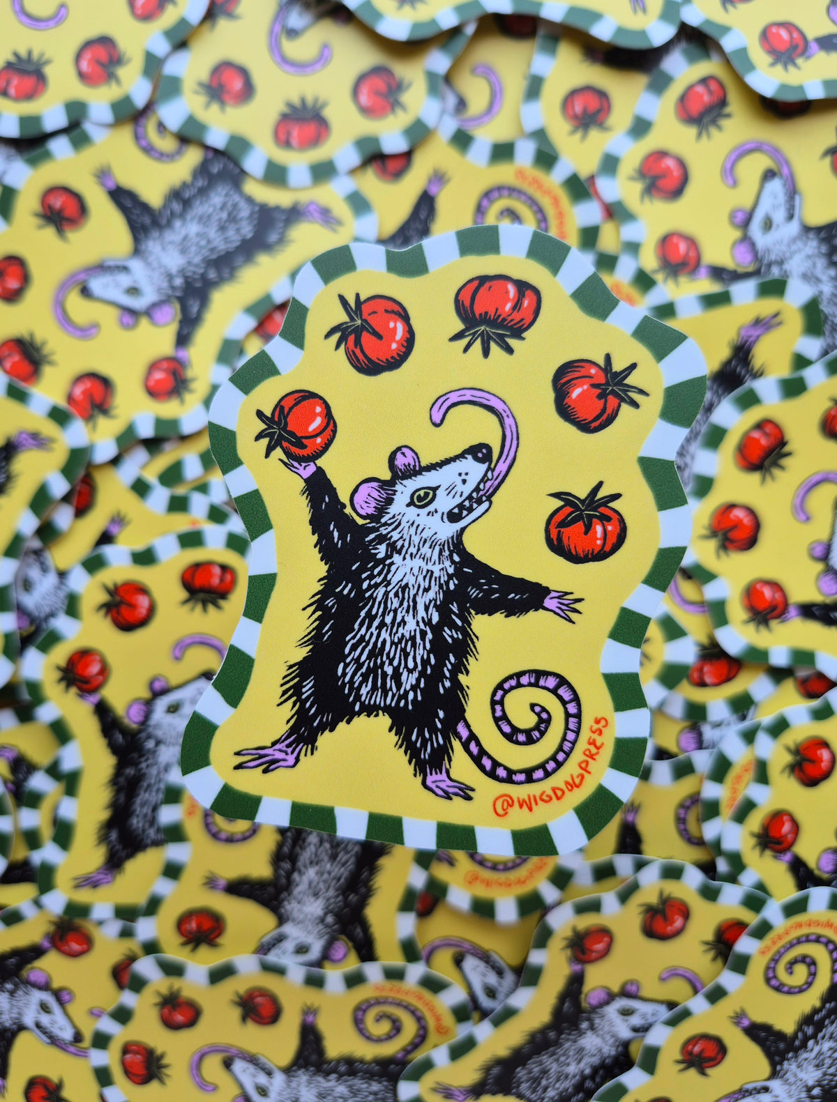'Tomato Juggler' Sticker