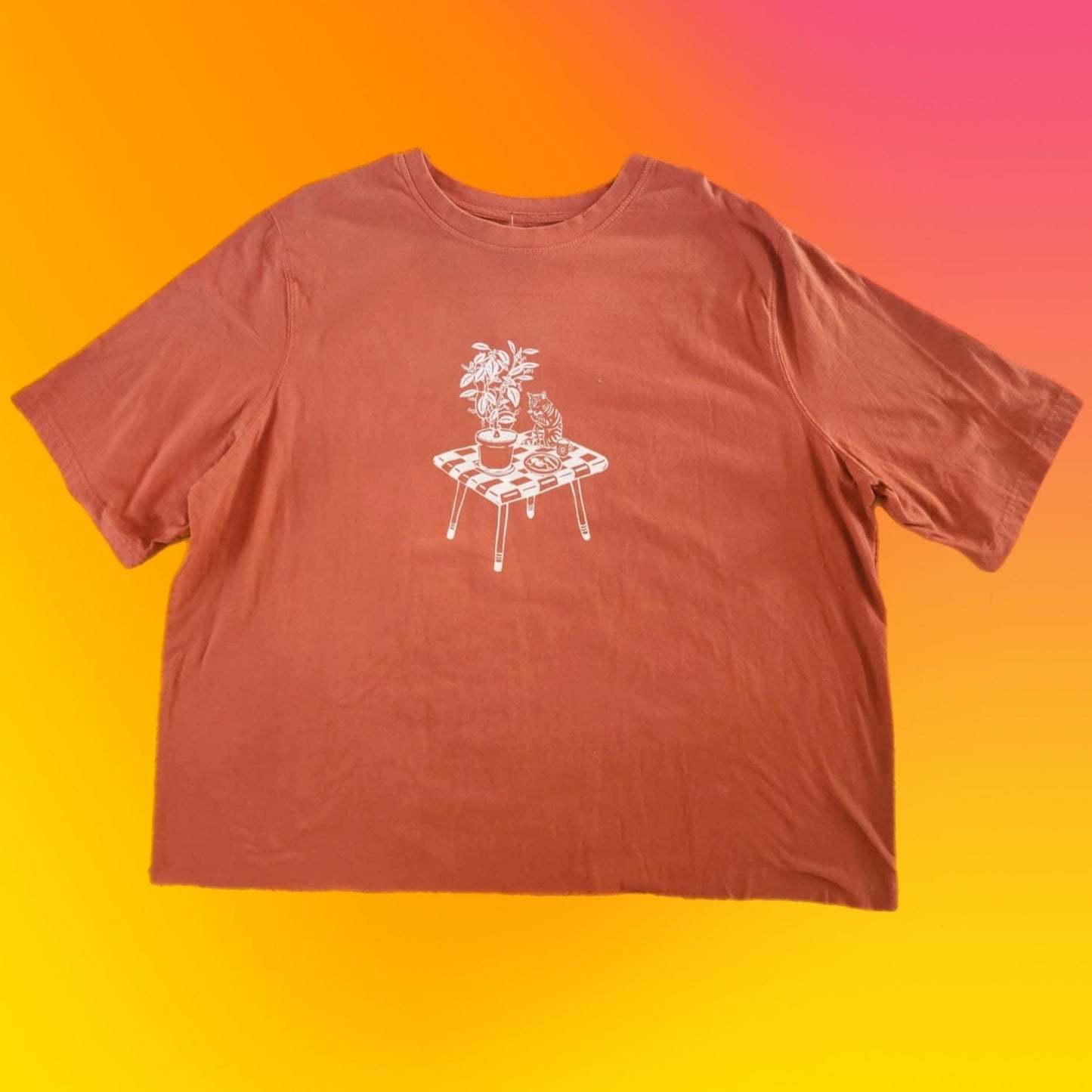 4XL: Cat Breakfast Tee