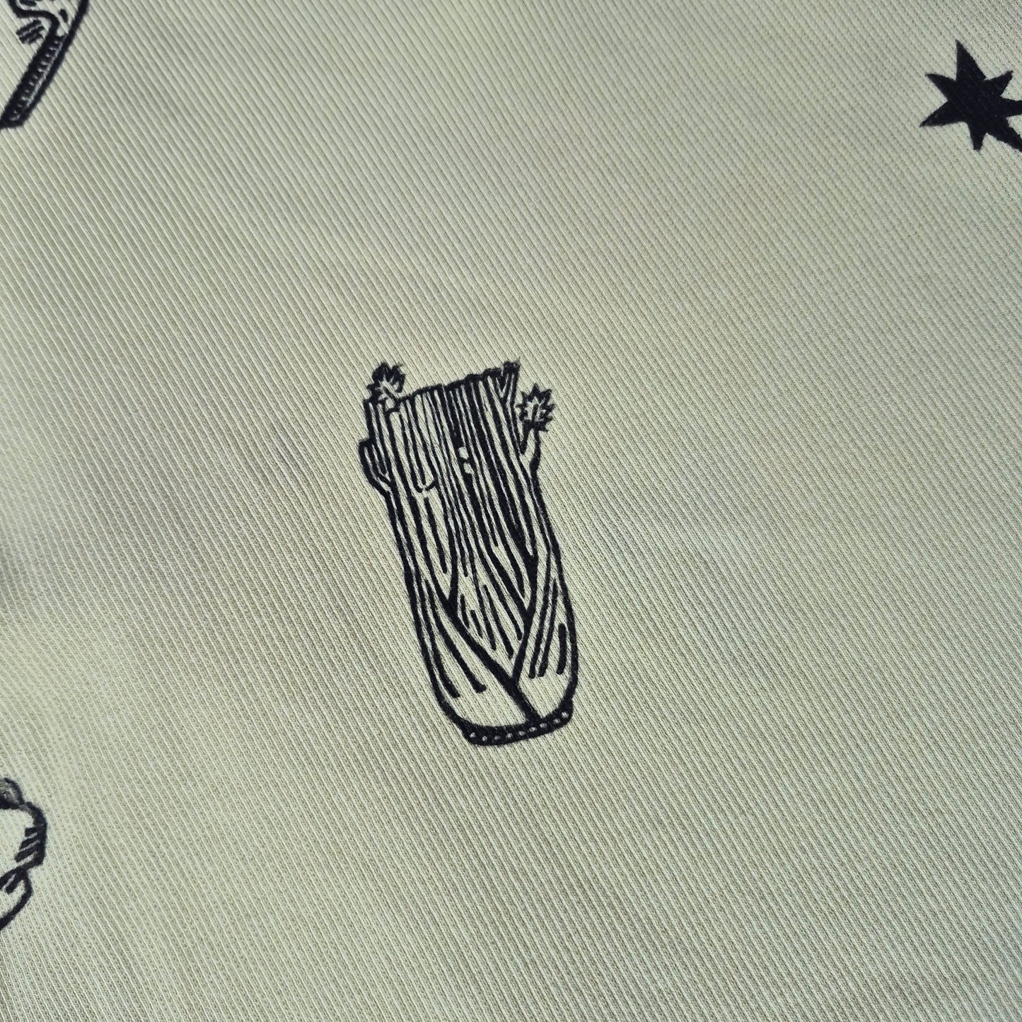 3XL: Block Printed Cajun Trinity Blouse