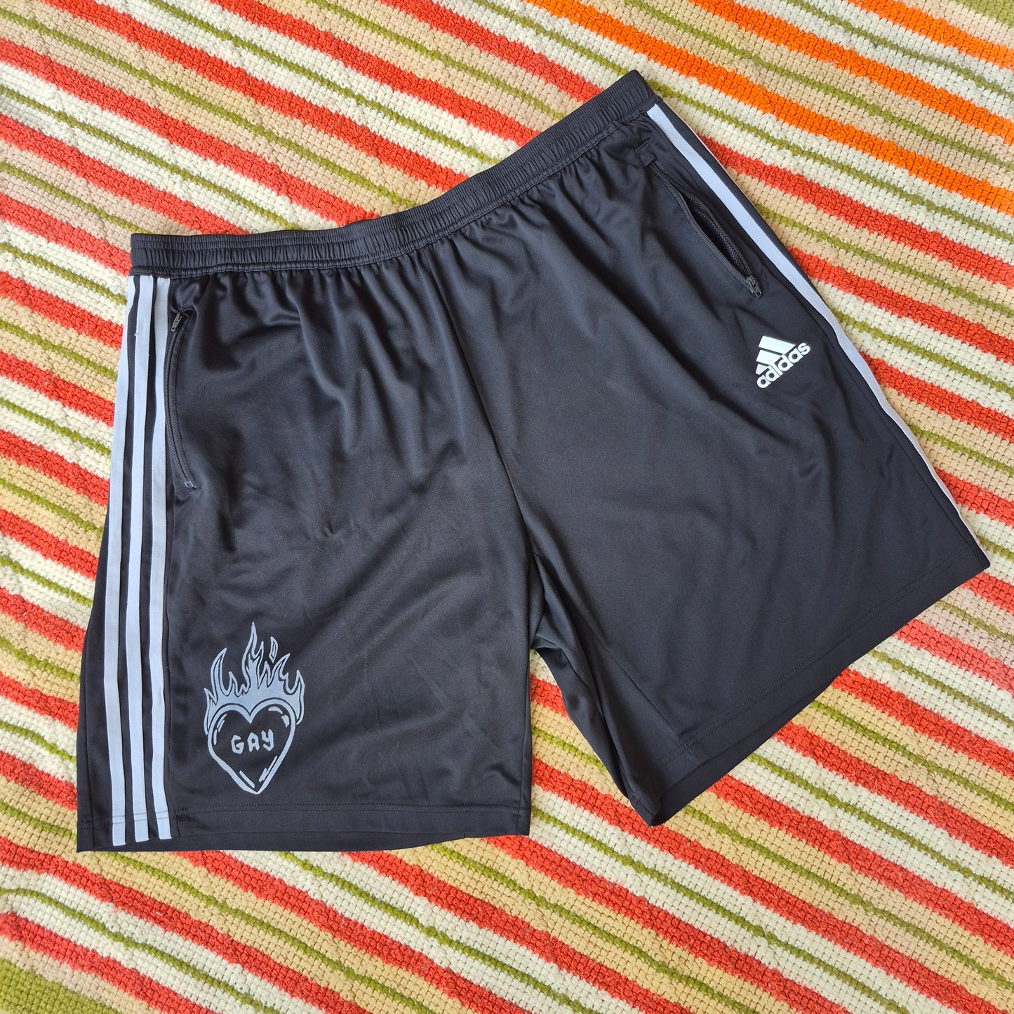 3XL: Gay Heart Basketball Shorts