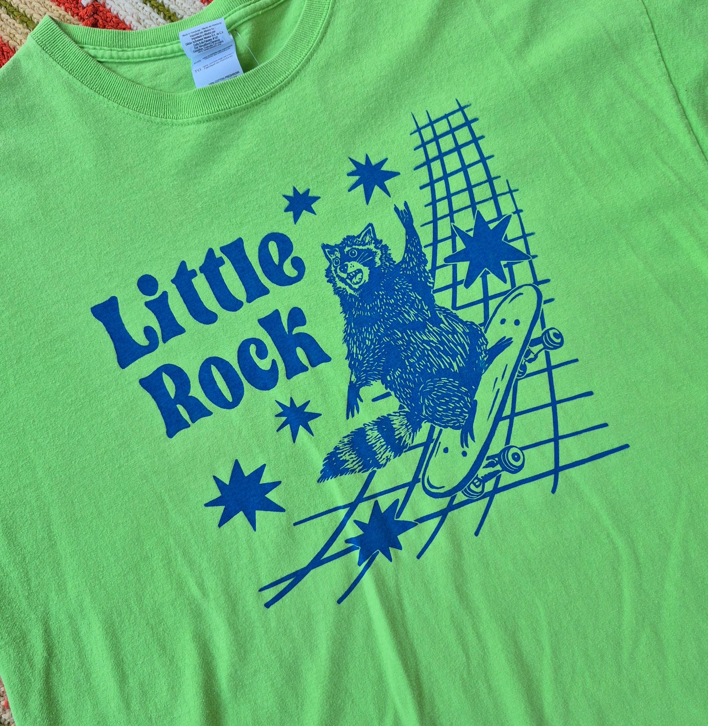 XL: Little Rock Raccoon Tee