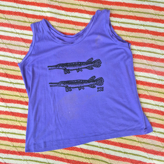 2XL: Block Printed Gar Tank