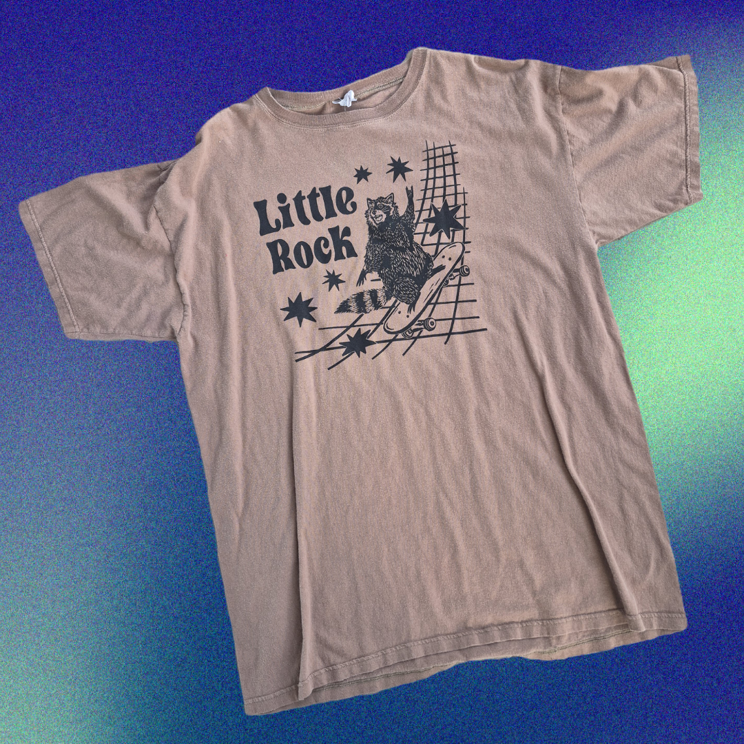 XL: Little Rock Raccoon Tee