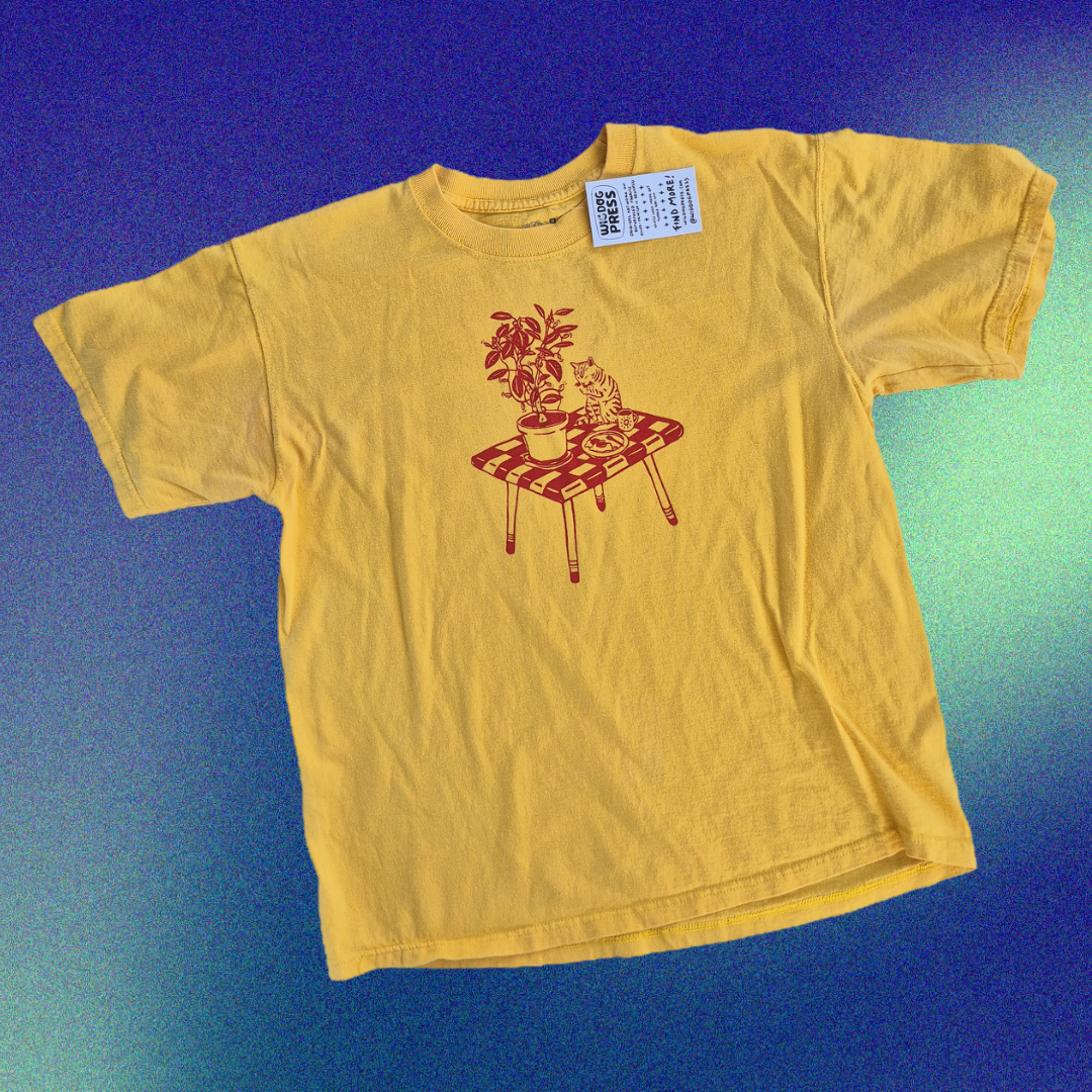M: Cat Breakfast Tee