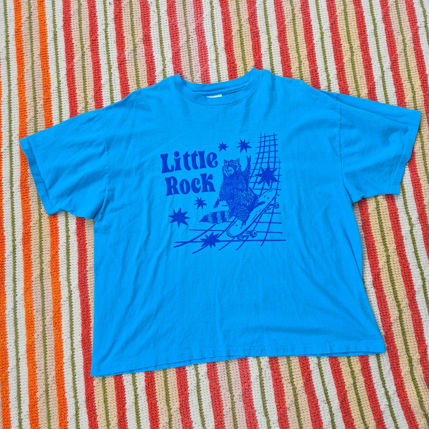 XL: Little Rock Raccoon Tee