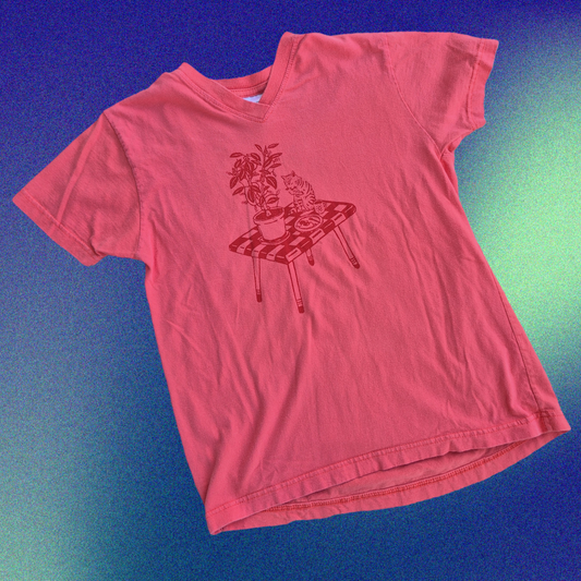 S: Cat Breakfast Tee