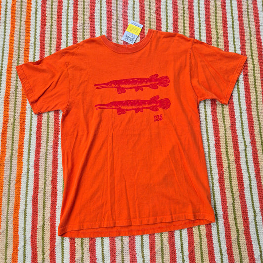 L: Block Printed Gar Tee