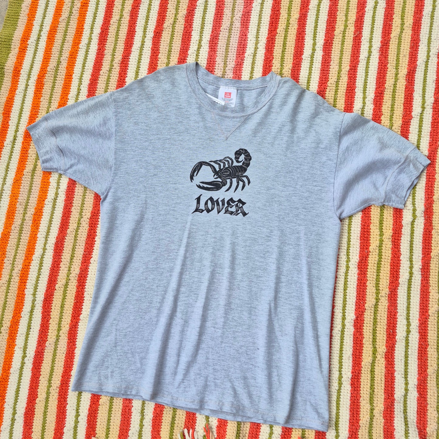 M: Block Printed Scorpion Lover Tee